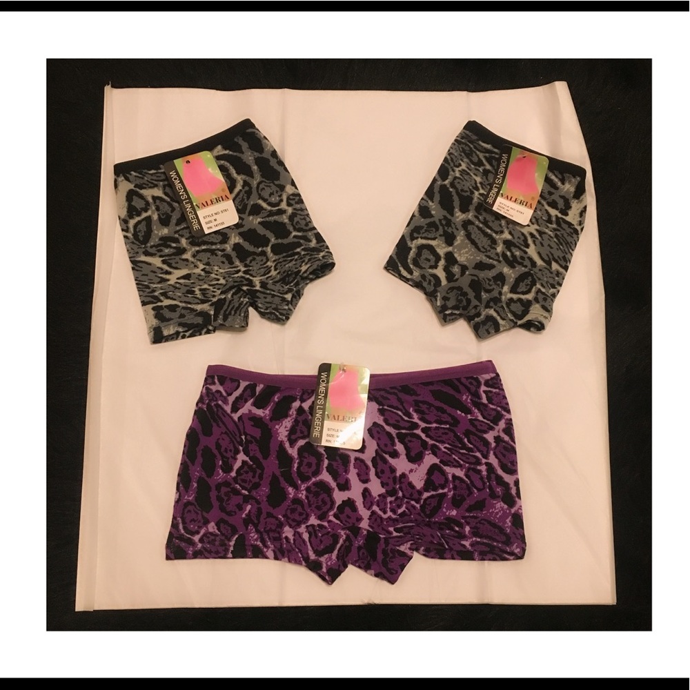 Bundle of Underwear cheetah print.